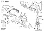 Bosch 3 601 H84 181 GWS 24-230 H Angle Grinder Spare Parts